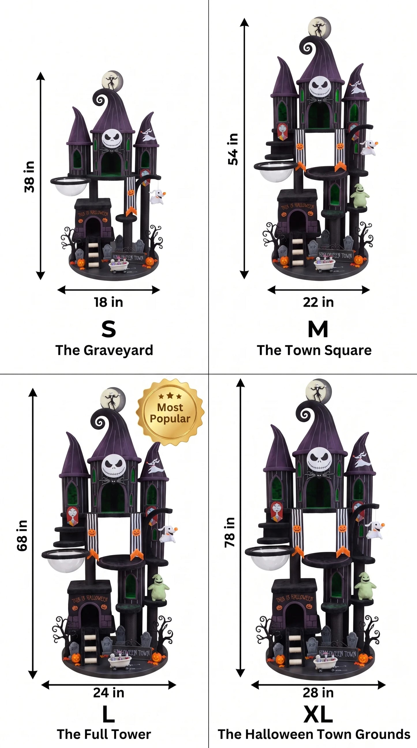 Halloween cat tree
